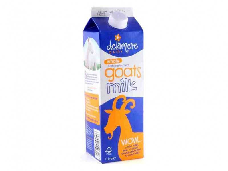 Delamere Dairy Whole Pasteurised Goat's Milk (1 litre)