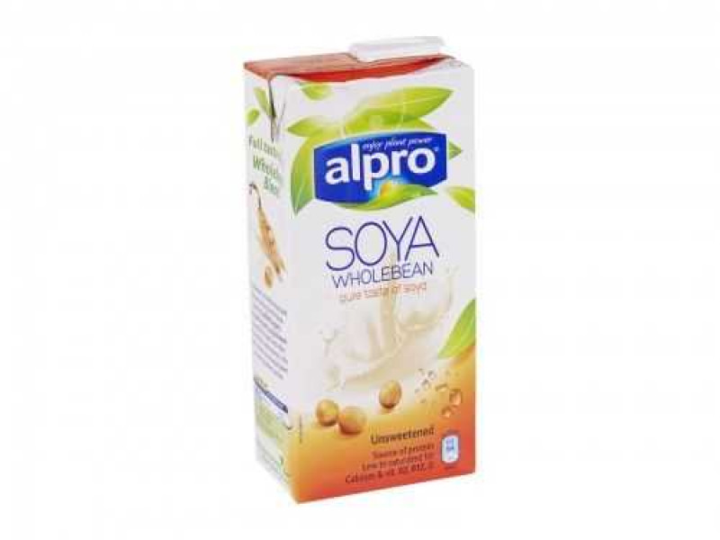 Alpro Unsweetened (Orange) UHT Milk (1 Litre)