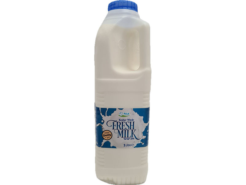 Kosher Whole Milk - Poly Bottle (1 litre)
