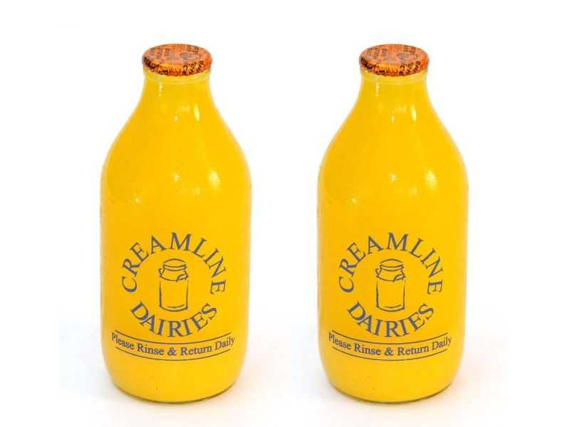 2 x Bottled Orange Juice (2 x 1 Pint)