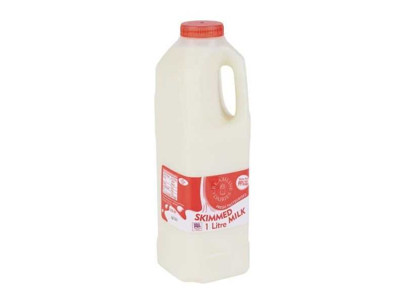 Skimmed Milk - Poly Bottle (1 Litre)