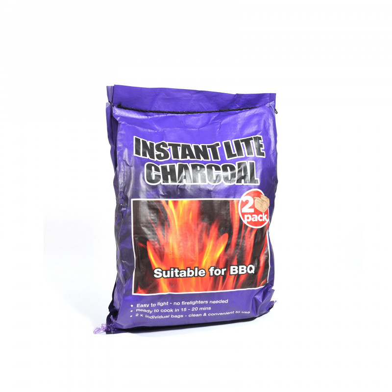 2 Pack Instant Lighting Lumpwood Charcoal