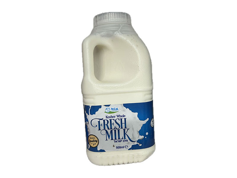 Kosher Whole Milk - Poly Bottle (500ml)