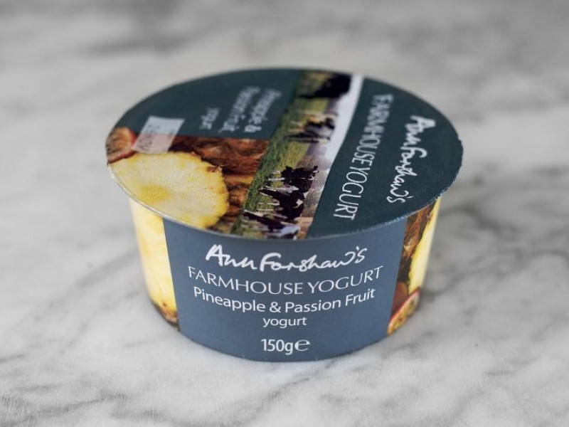 Ann Forshaw's Farmhouse Yogurt Pineapple & Passion Fruit 150g