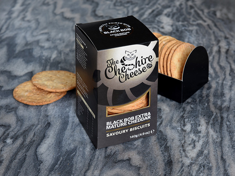 Black Bob Extra Mature Cheddar Cheese Biscuits 140g