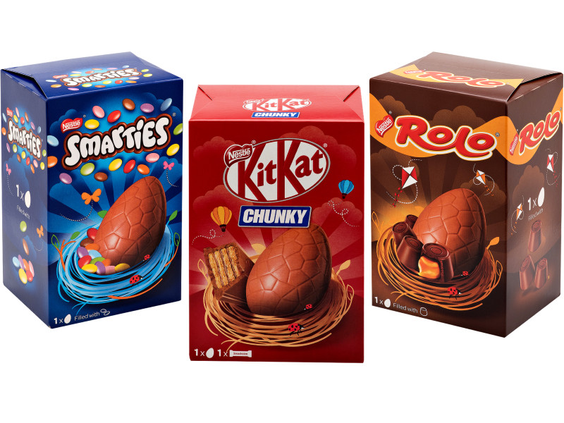 Cadbury x 3 Easter Eggs(Oreo 123g,Mini Eggs 130g,Buttons 128g)