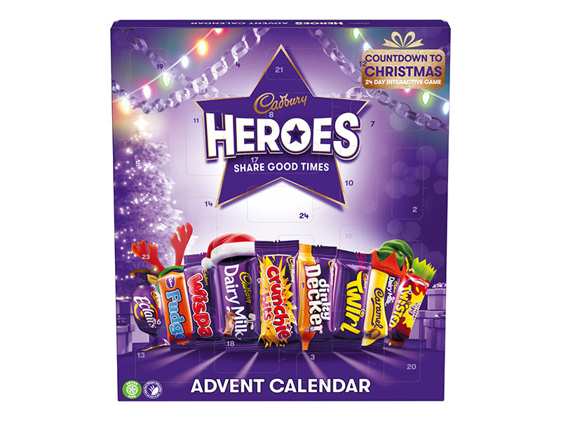 Cadbury Heroes Advent Calendar (231g)