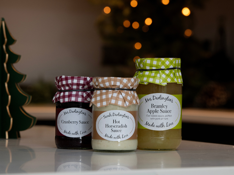 Christmas Table Trio of Sauces