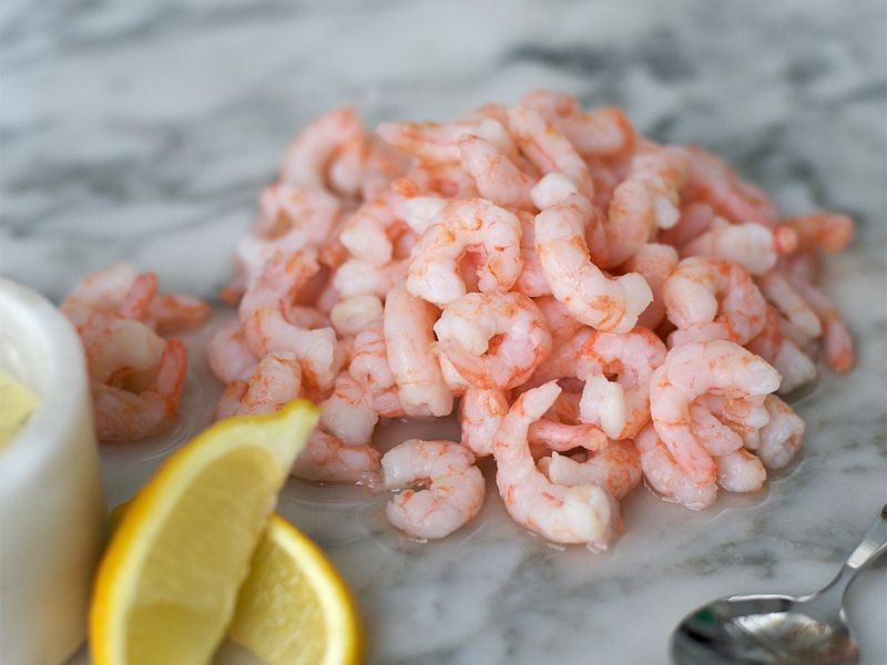 Cooked Atlantic Prawns (300g)