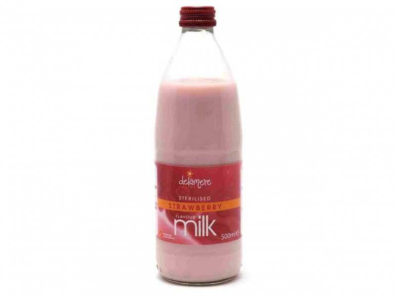 Delamere Strawberry Flavoured Milk (500ml)