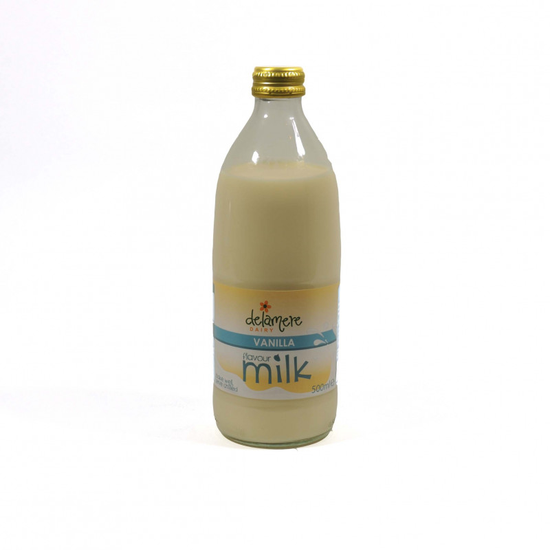 Delamere Vanilla Flavoured Milk (500ml)