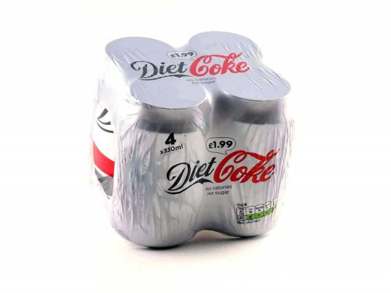 Diet Coke Multipack Cans (4 x 330ml)