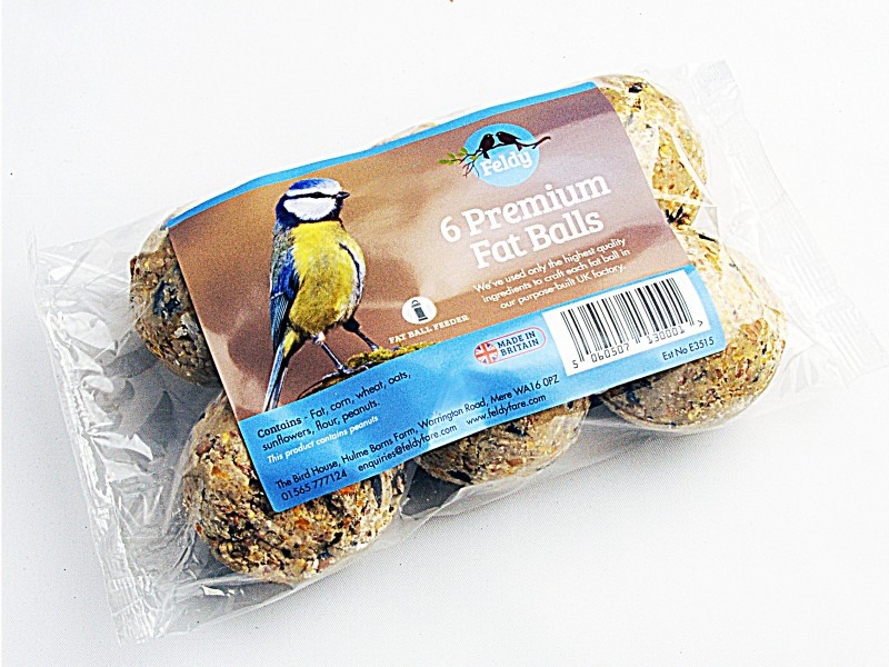 Feldy Wild Bird Fat Balls (x 6)