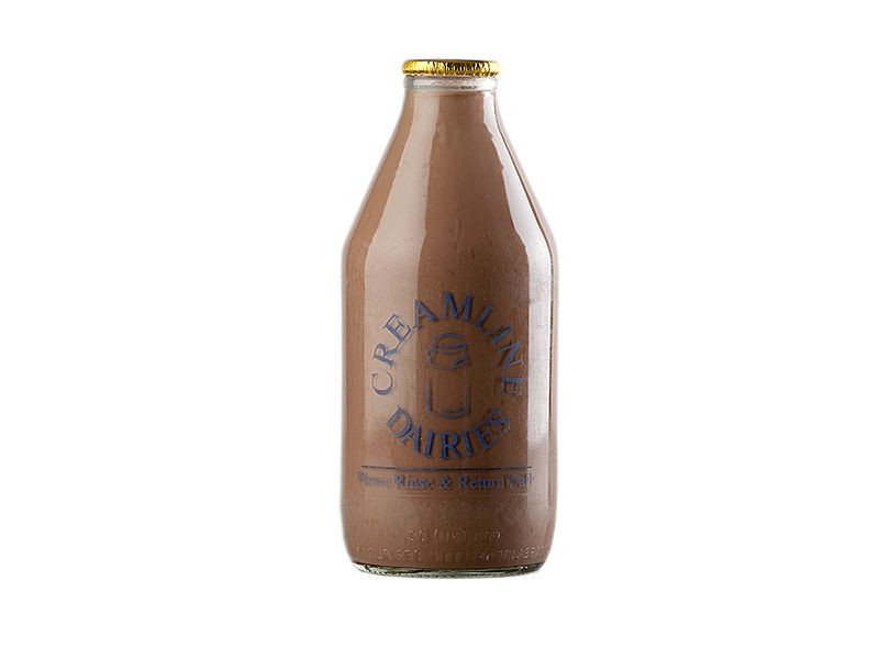 Creamline’s chocolate flavoured milk (568ml/ 1 Pint)