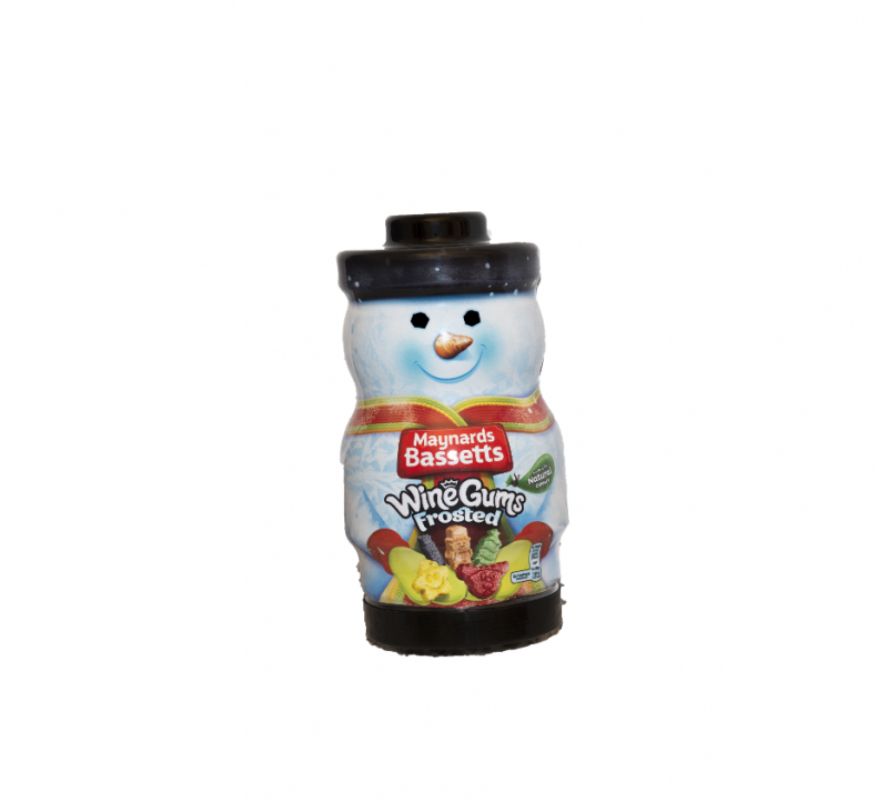 Frosted Wine Gums Novelty Jar 495g (24cm)