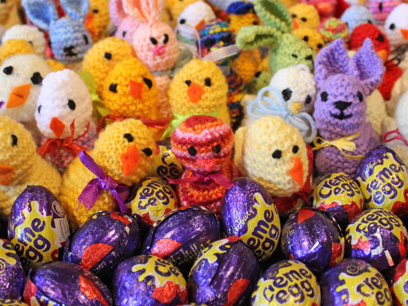 Handmade Chick/Bunny with Creme Egg (Francis House Chick Appeal)