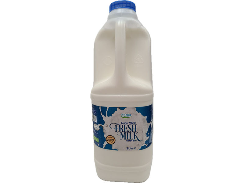 Kosher Whole Milk - Poly Bottle (2 litre)