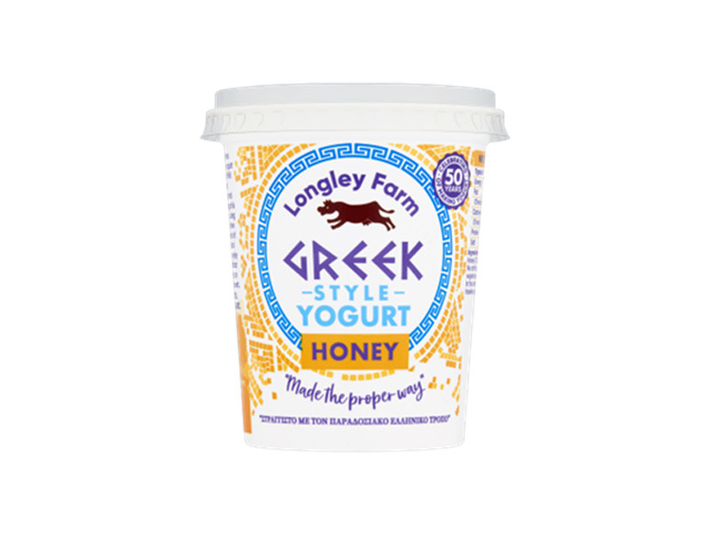 Longley Farm Greek Style Yogurt with Honey (450g)