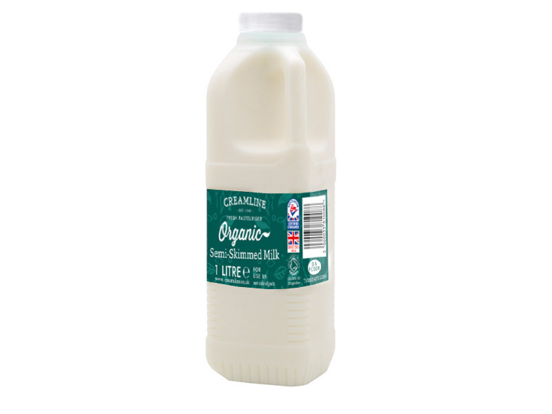 Organic Semi-Skimmed Milk - Poly Bottle (1 Litre)