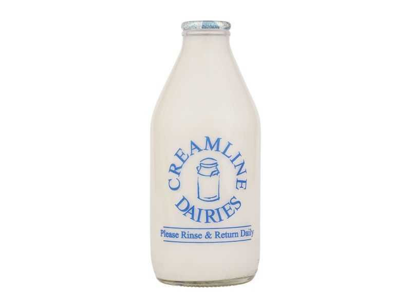 Organic Skimmed Milk - Glass Bottle (568ml/ 1 Pint)