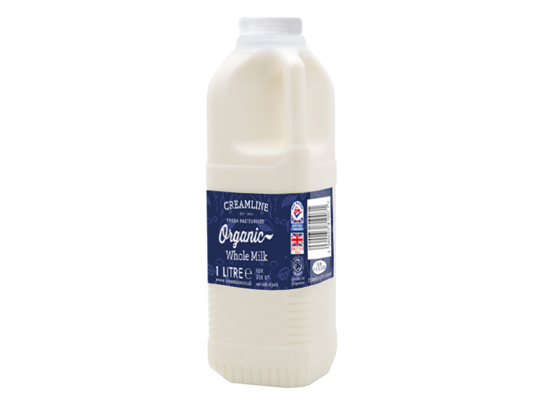 Organic Whole Milk - Poly Bottle (1 Litre)