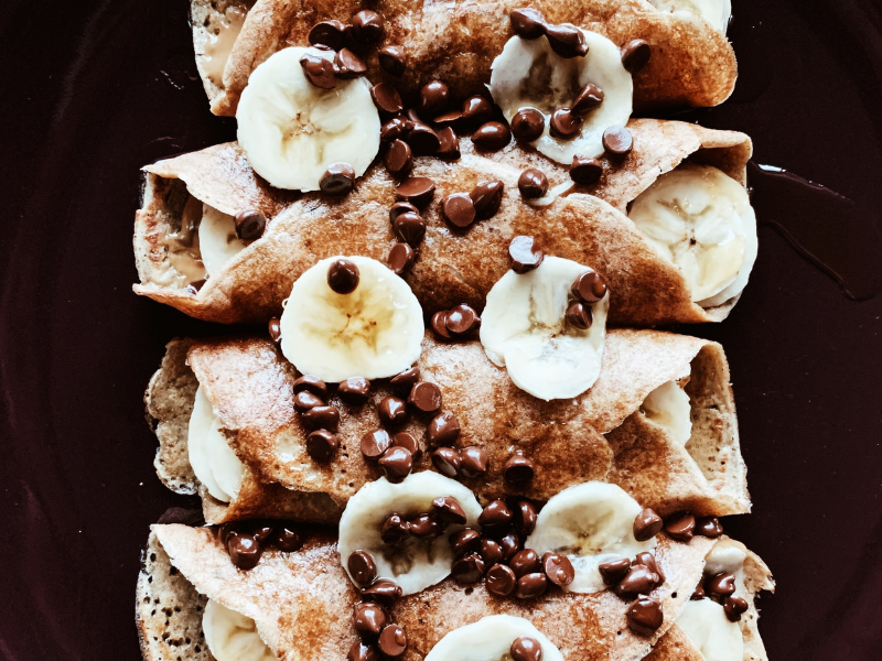 Chocolate & Banana Toppings Pancake Pack