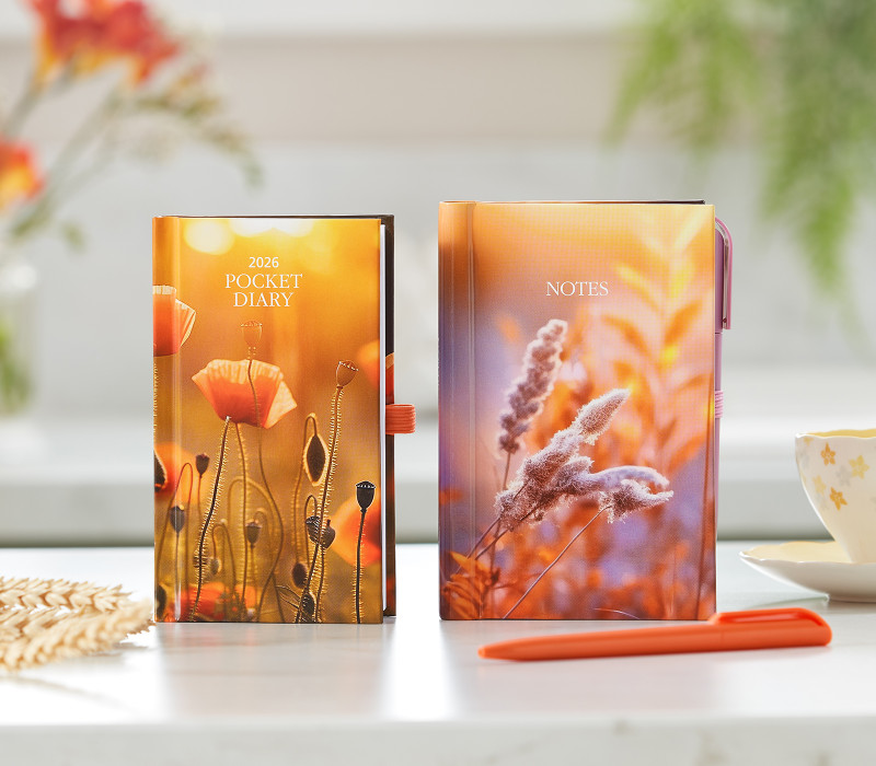 Pocket Diary & Notebook Set