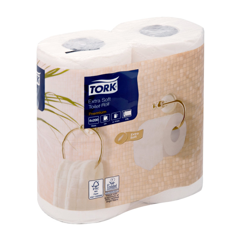 Premium 2 Ply Toilet Rolls (4 Rolls)