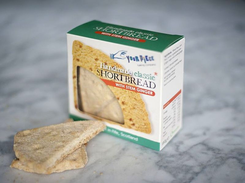 Shortbread with Stem Ginger (180g)