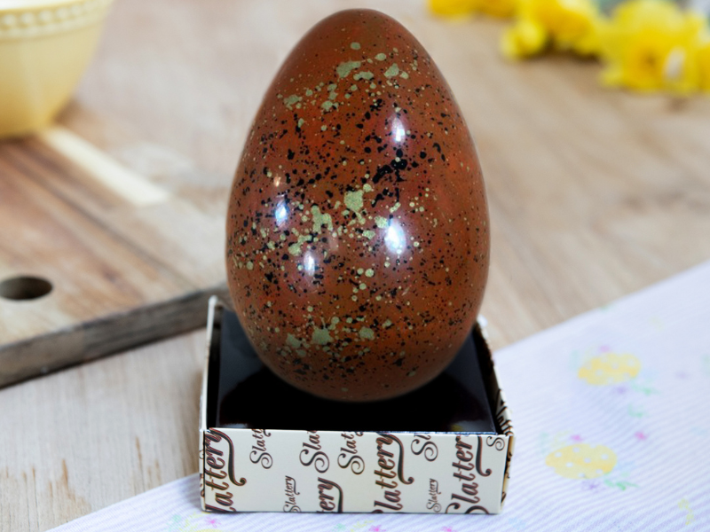 Slattery Arty Orange Speckled Easter Egg