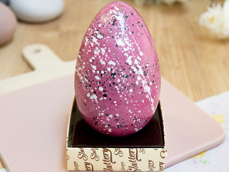 Slattery Pink Speckled Easter Egg
