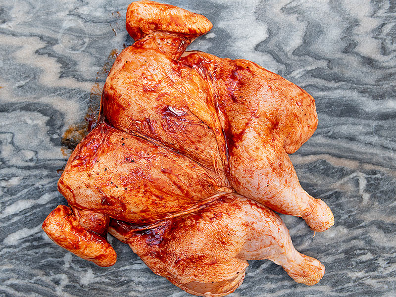 Spatchcock Chicken (Large) BBQ Seasoning 1.8kg