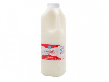 Skimmed Milk -  Poly Bottle (1 Litre)