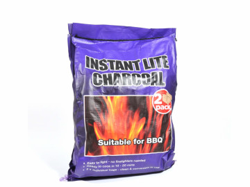 2 Pack Instant Lighting Lumpwood Charcoal