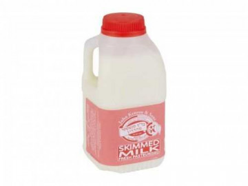 Kosher Skimmed Pasteurised Milk - Poly Bottle (500ml)