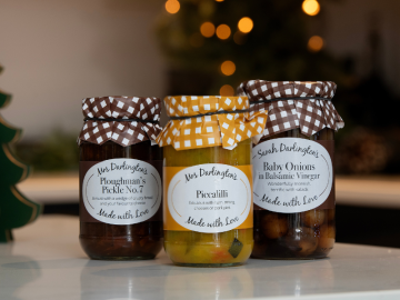Christmas Buffet Condiment Trio