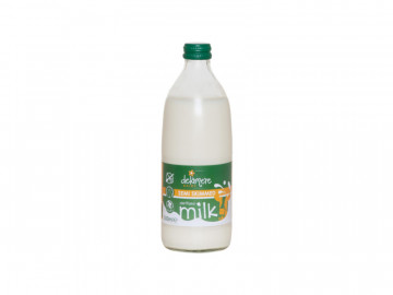 Delamere Sterilised Skimmed Milk - Glass Bottle (500ml)