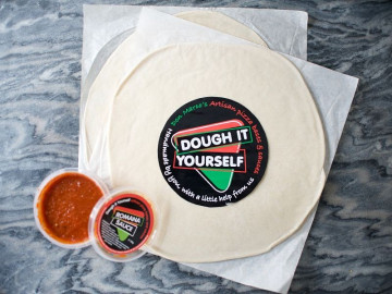 Pizza Bases x 2 with Romana Sauce Dough It Yourself