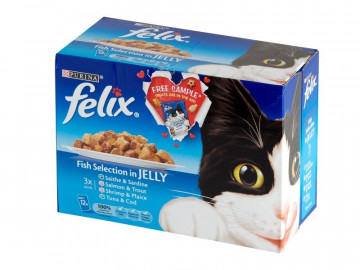 Felix Pouch Fish Selection (12 x 100g)