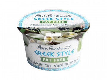 Greek Style Fat Free Madagascan Vanilla Yogurt – 140g