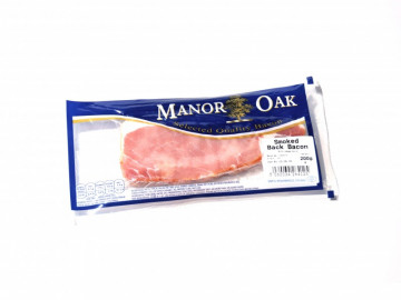 Manor Oak Back Bacon - Smoked (200g)