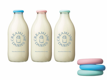 Moo Pops Milk Bottle Tops (Pink,Blue,Green)