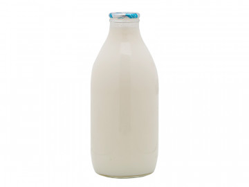 Organic Skimmed Milk - Glass Bottle (568ml/ 1 Pint)