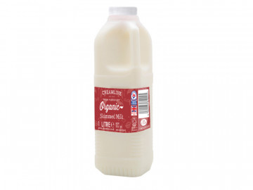Organic Skimmed Milk - Poly Bottle (1 Litre)