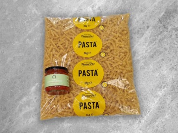 3kg Pasta and Tomato & Basil Sauce