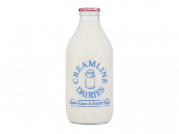 Semi-Skimmed  - Glass Bottle (568ml/ 1 Pint)