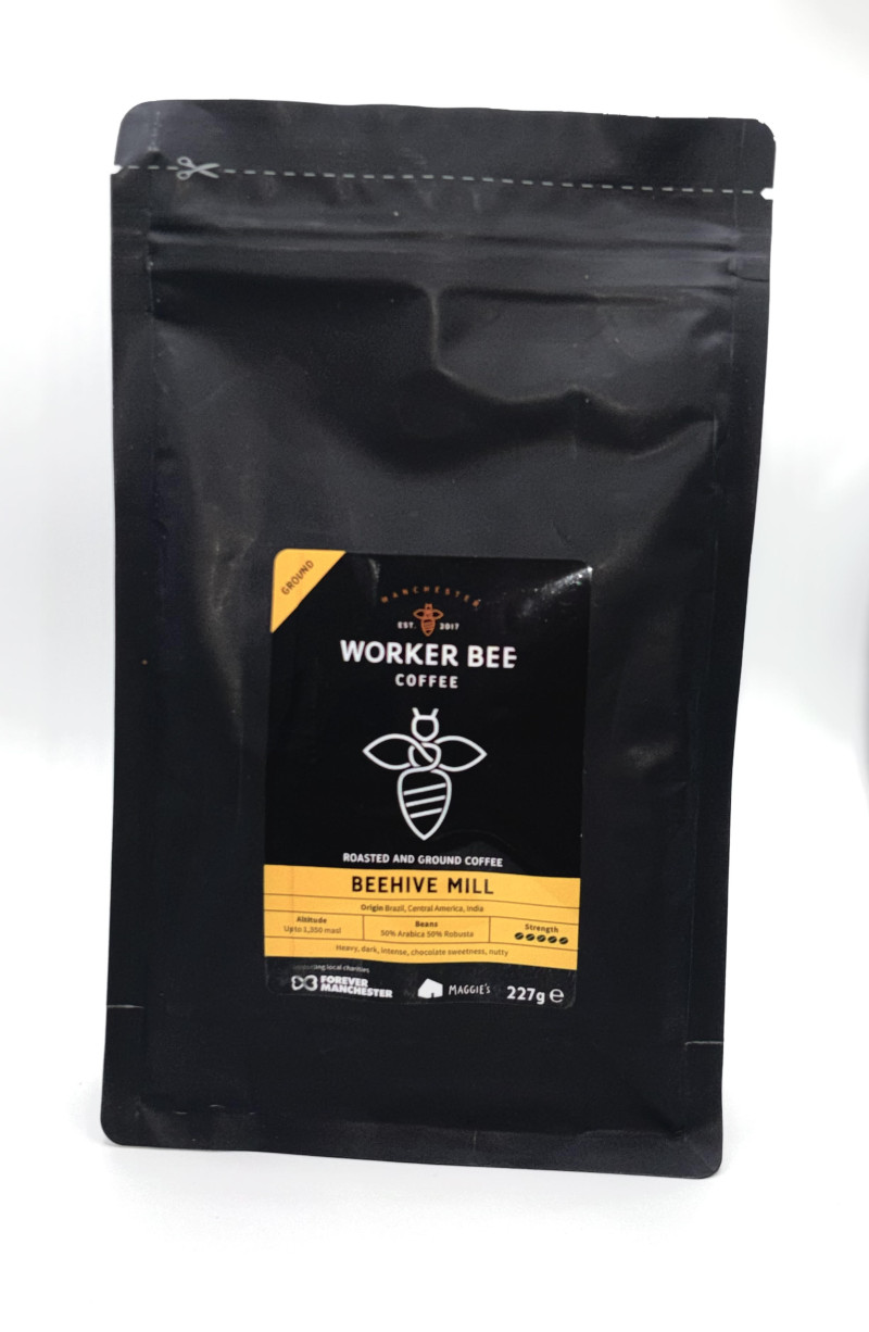 Worker Bee Beehive Ground Coffee
