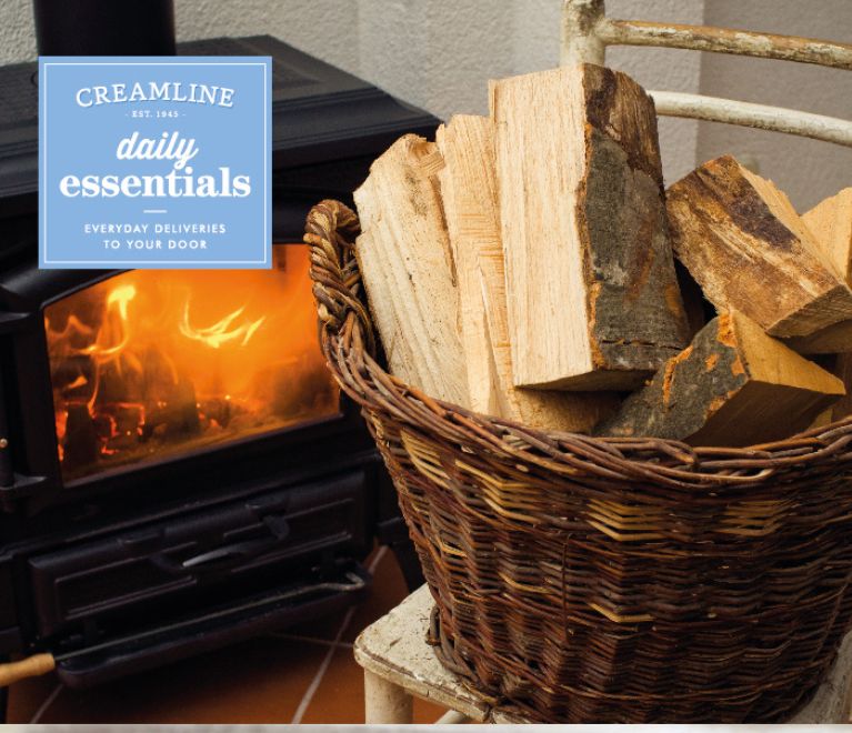 Logs on the fire…