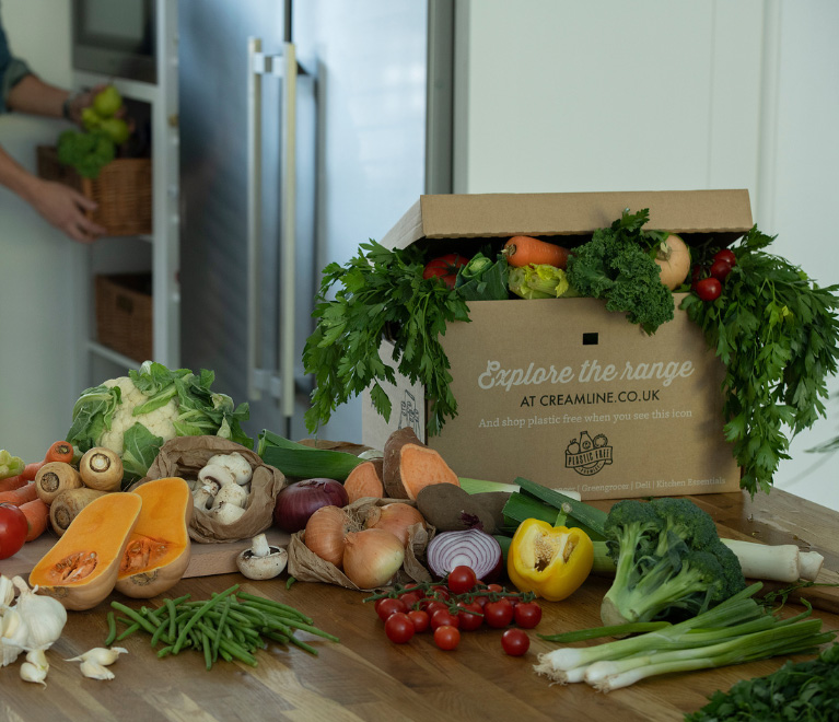 Spring veg & fresh fruit