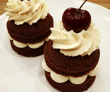 A sweet addition to your coronation afternoon tea: chocolate and cherry cakes recipe